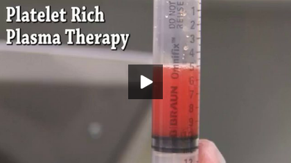 Platelet Rich Plasma Therapy